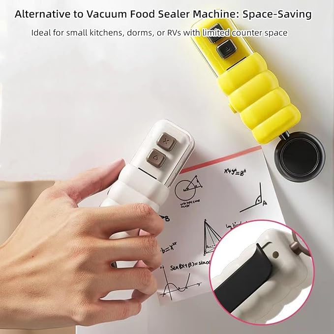 Mini Food Bag Sealer 3-in-1: Seal, Cut, Open