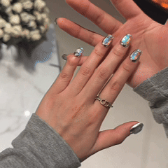 👑 Independent Designer Handmade Press-On Nails – High-End Custom 3D Multi-Color Gradient Art with Special Tech & Layered Effects💅