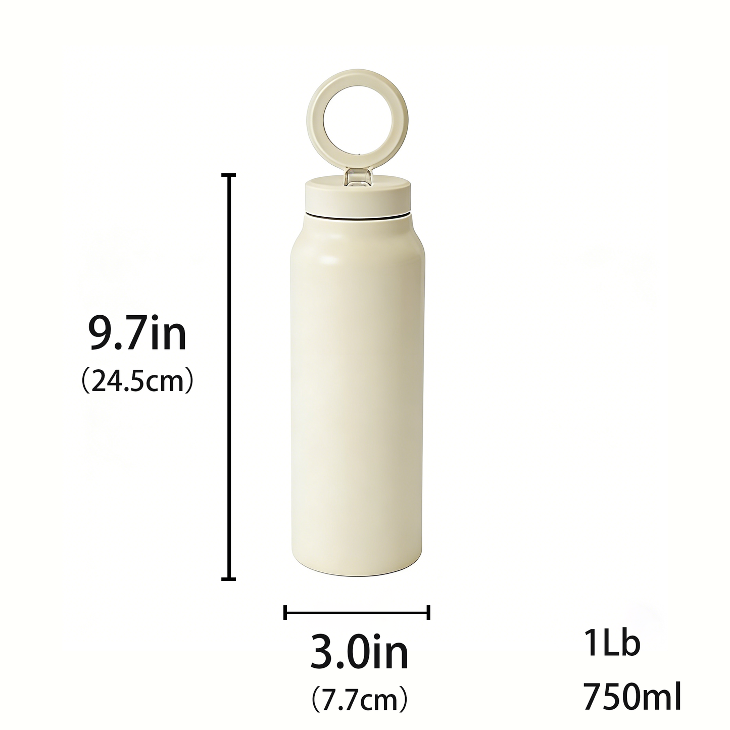 Magnetic Stand Leak-Proof Straw Insulated Cup | 304 Stainless Steel | 24H Hot & Cold Retention | Portable Travel Mug