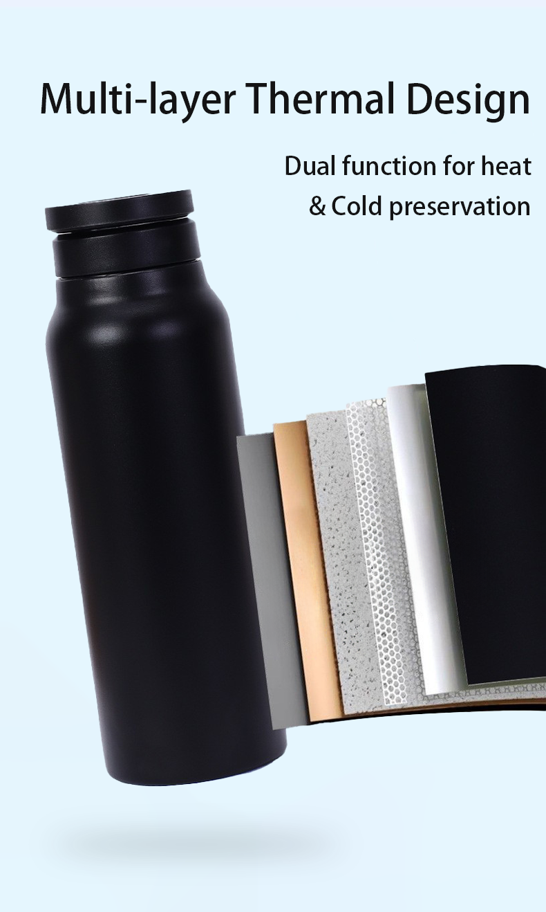 Magnetic Stand Leak-Proof Straw Insulated Cup | 304 Stainless Steel | 24H Hot & Cold Retention | Portable Travel Mug