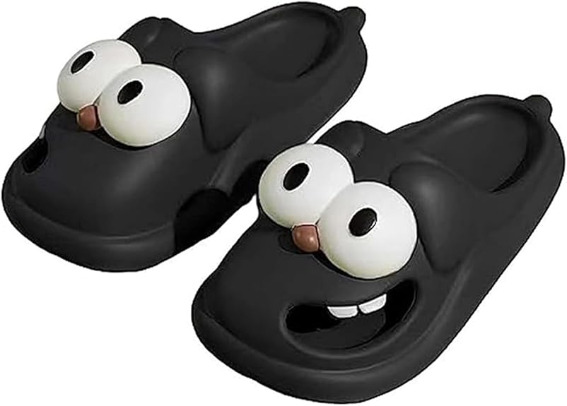 Cartoon Slide Slippers– Cute Soft Pillow House Sandals Anti-slip Lightweight Shower Shoes