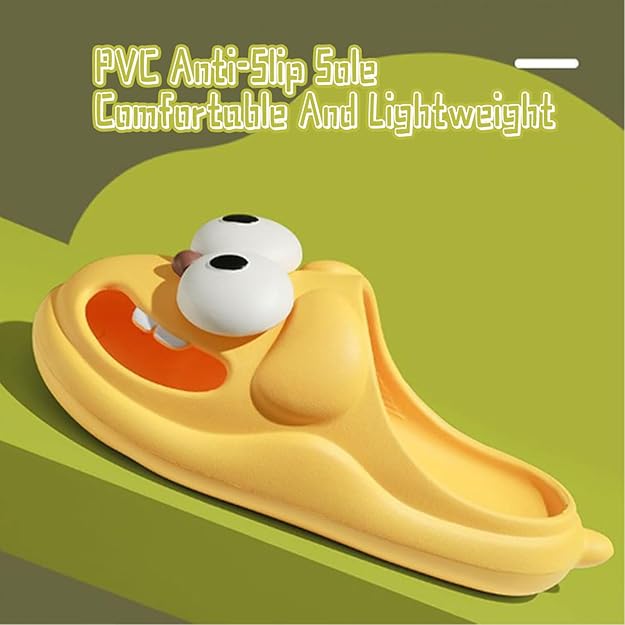 Cartoon Slide Slippers– Cute Soft Pillow House Sandals Anti-slip Lightweight Shower Shoes