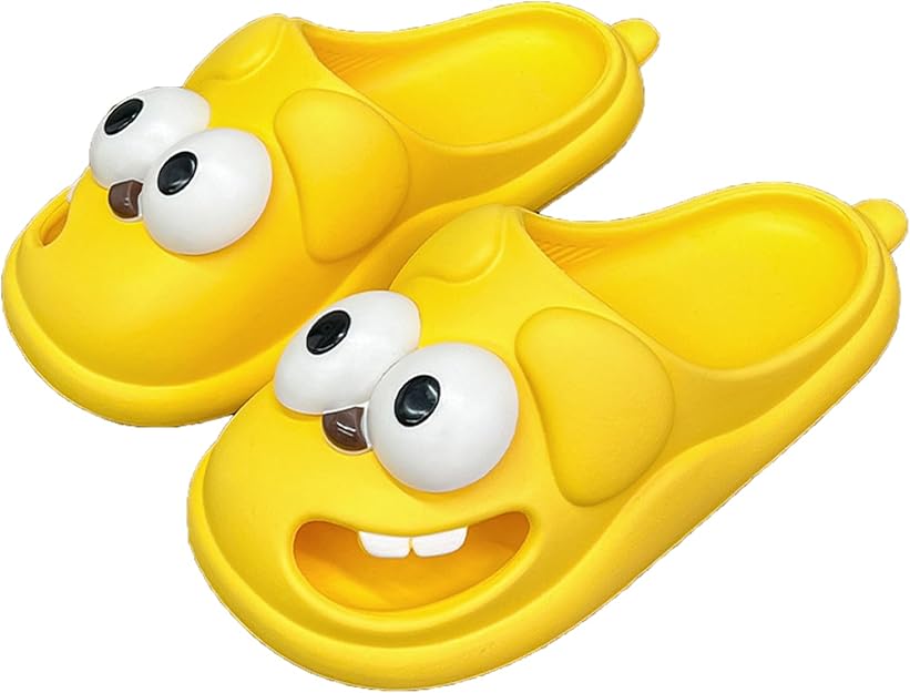 Cartoon Slide Slippers– Cute Soft Pillow House Sandals Anti-slip Lightweight Shower Shoes