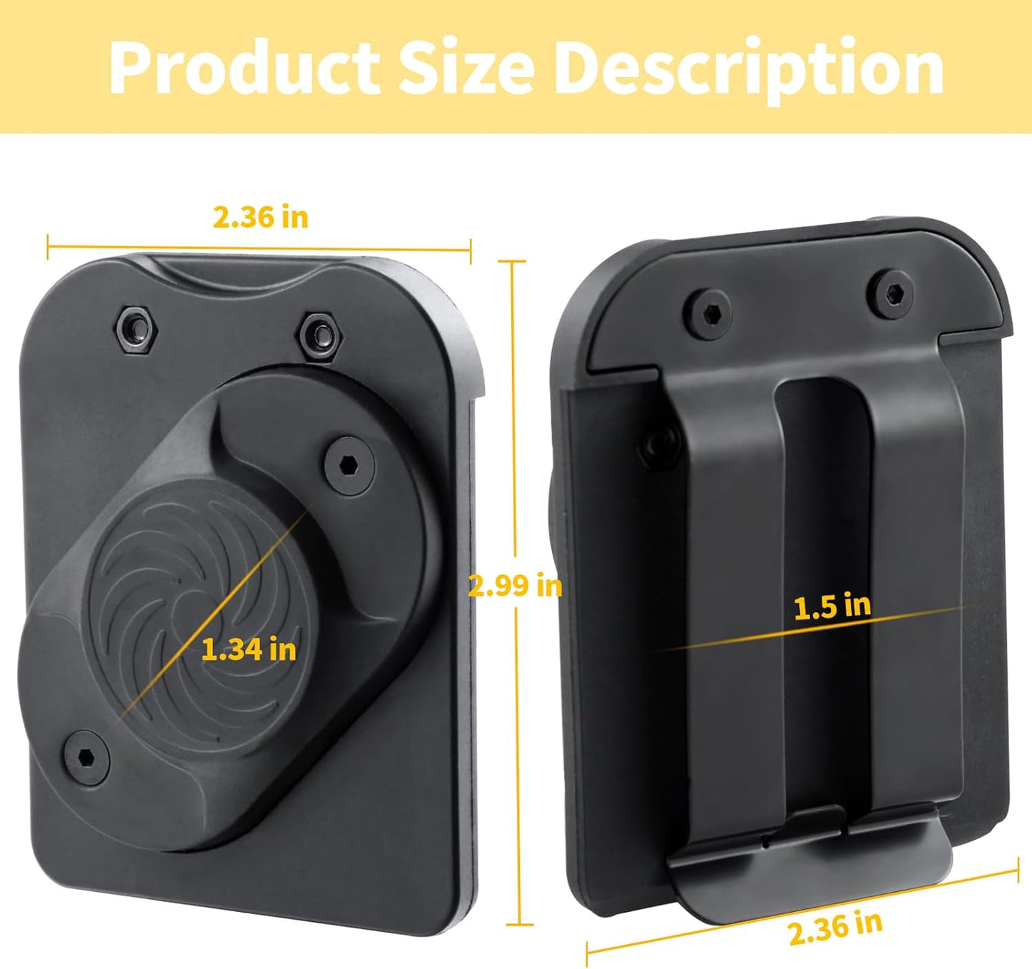 Magnetic Tool Holder Belt - Heavy Duty Organizer with Belt Clip, Adjustable Holster for Tools - For Electricians/Carpenters