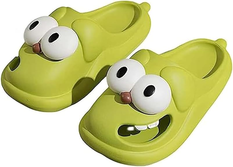Cartoon Slide Slippers– Cute Soft Pillow House Sandals Anti-slip Lightweight Shower Shoes