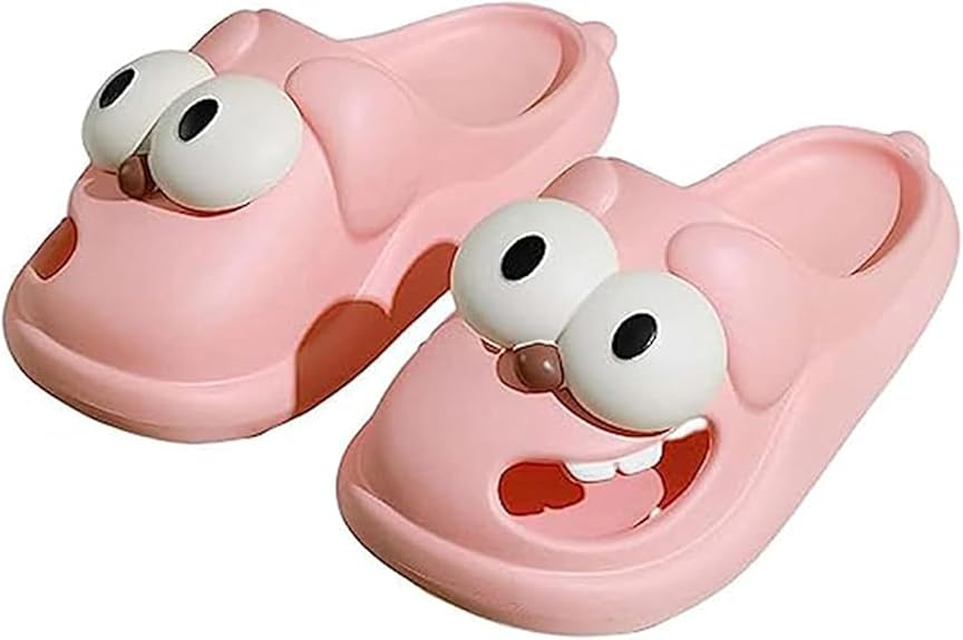 Cartoon Slide Slippers– Cute Soft Pillow House Sandals Anti-slip Lightweight Shower Shoes