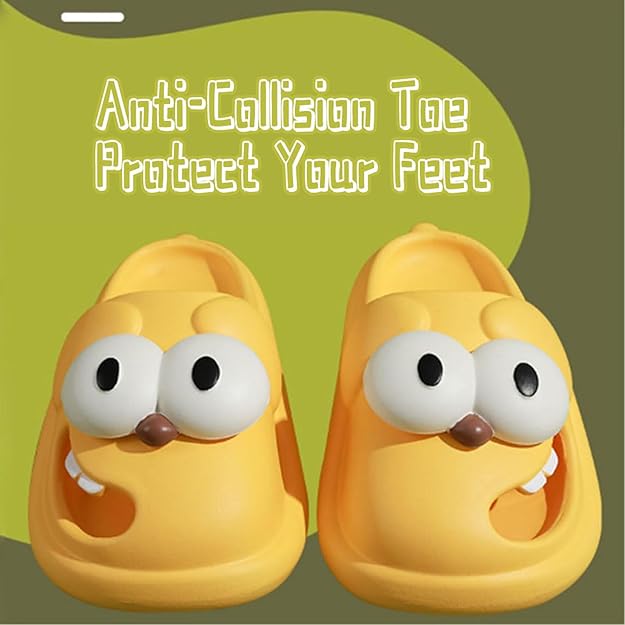 Cartoon Slide Slippers– Cute Soft Pillow House Sandals Anti-slip Lightweight Shower Shoes