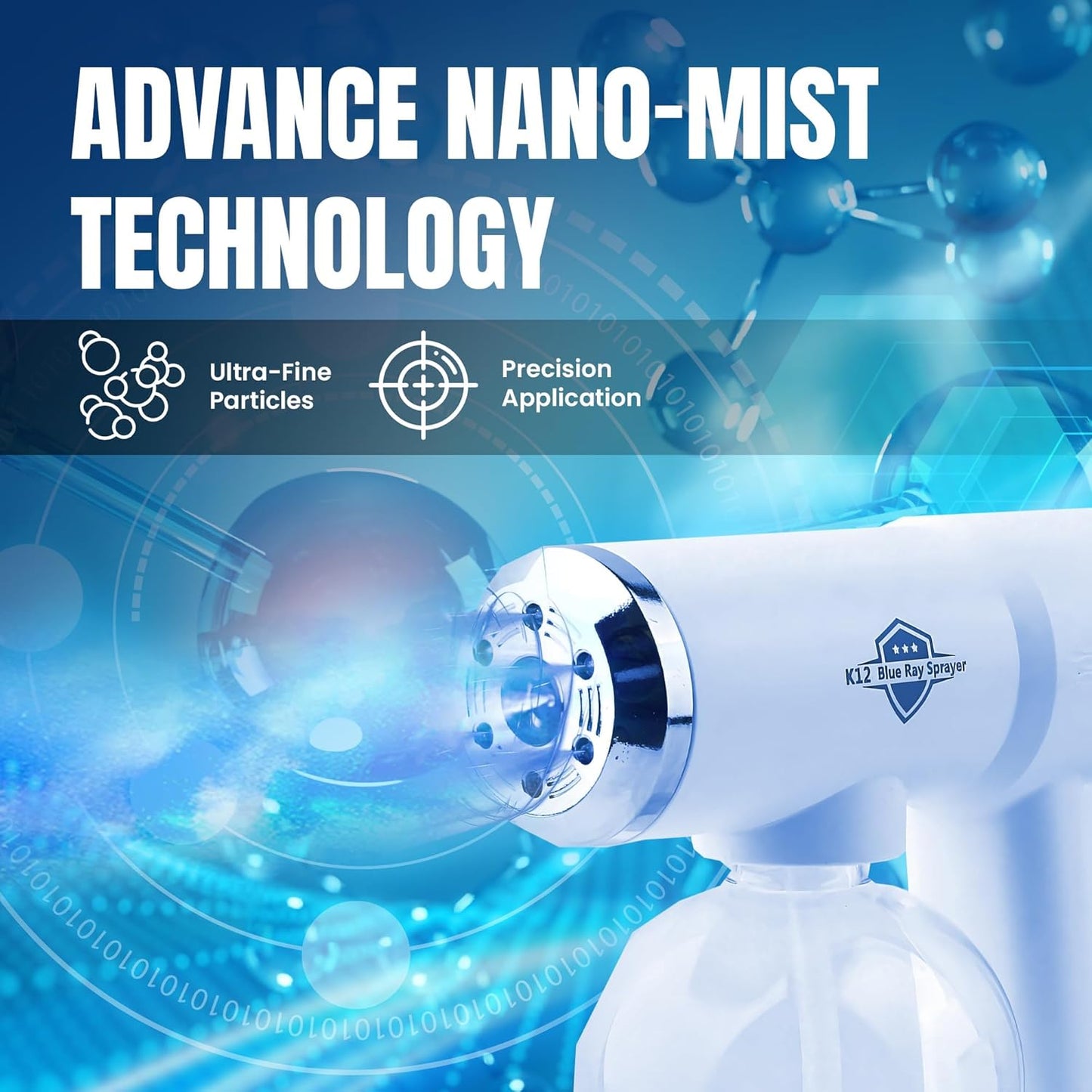 Professional Sanitizer Sprayer Rechargeable Nano Steam Gun V2