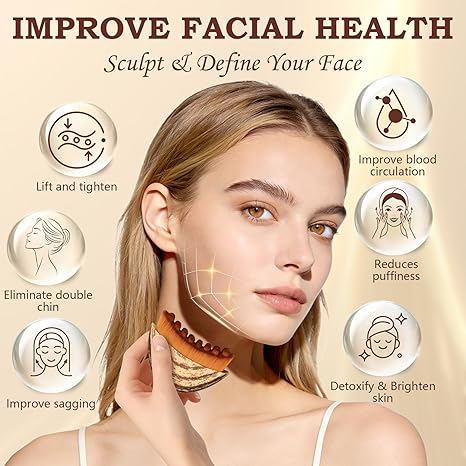 Lymphatic Contour Face Brush – Sculpt Jawline & Banish Puffiness Fast ✨