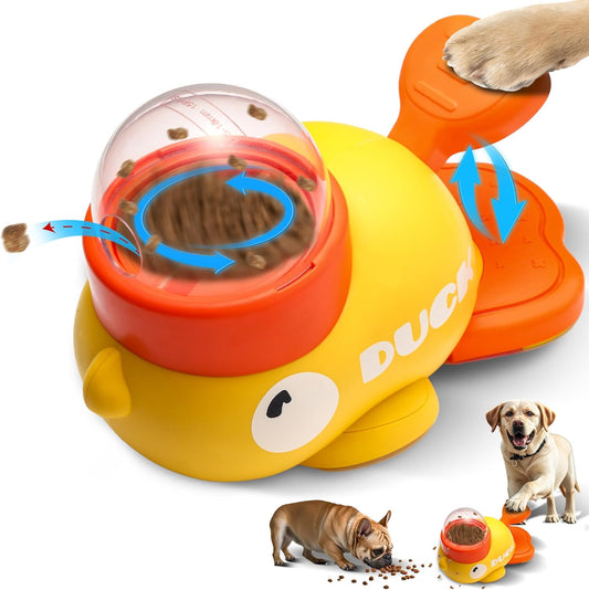 Duck-Shaped Pet Enrichment Toy – Interactive Slow Feeder, Treat Dispenser for IQ Training & Exercise of Dogs & Cats
