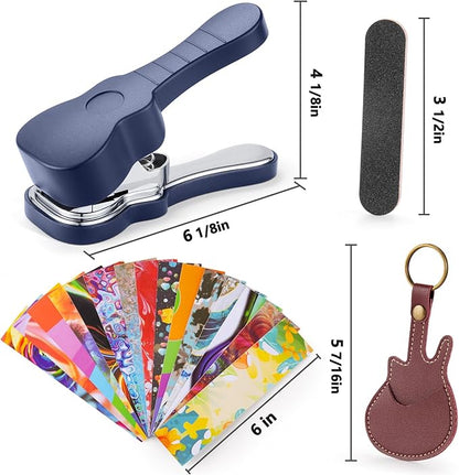 Guitar Pick Punch Set – DIY Pick Maker for Guitar Lovers