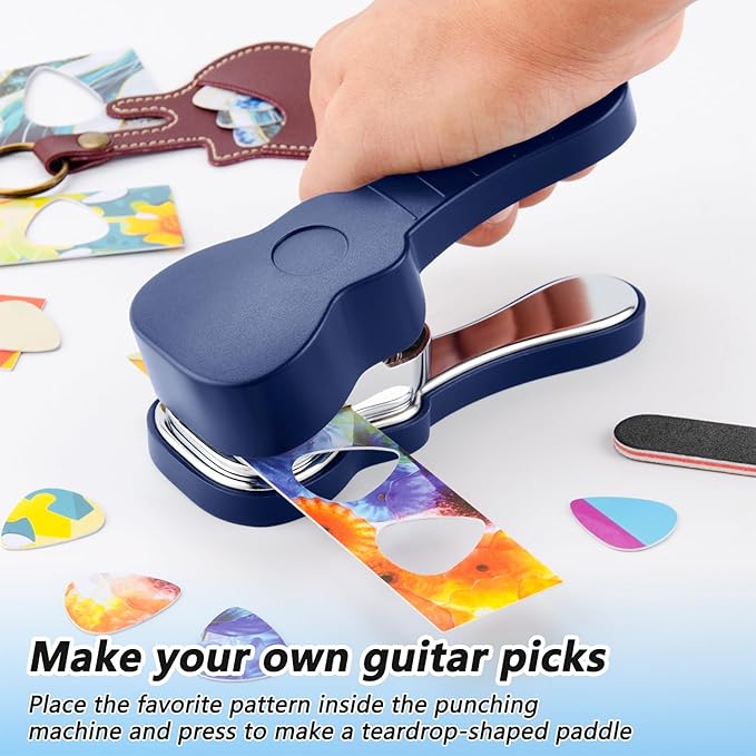 Guitar Pick Punch Set – DIY Pick Maker for Guitar Lovers
