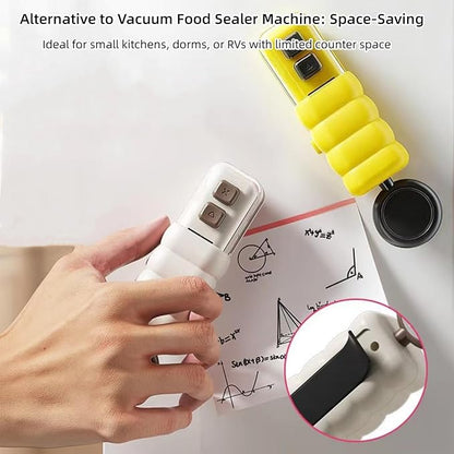 Mini Food Bag Sealer 3-in-1: Seal, Cut, Open