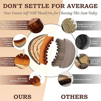 Lymphatic Contour Face Brush – Sculpt Jawline & Banish Puffiness Fast ✨