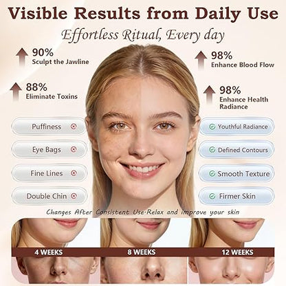 Lymphatic Contour Face Brush – Sculpt Jawline & Banish Puffiness Fast ✨