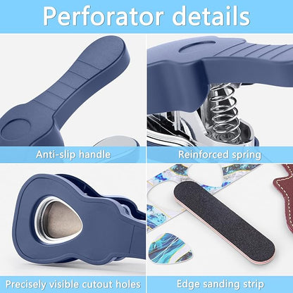 Guitar Pick Punch Set – DIY Pick Maker for Guitar Lovers