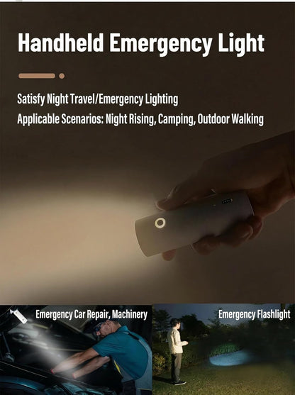 3-in-1 Magnetic LED Lamp: Touch Control, 3 Brightness, 360° Adjustable – Portable for Reading/Study/Bedside