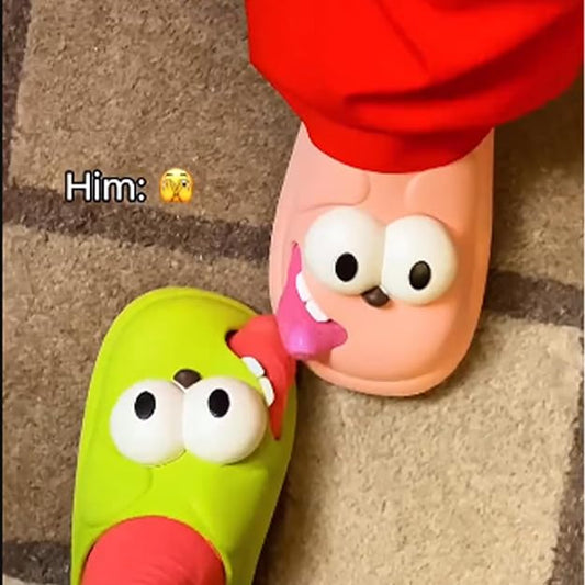 Cartoon Slide Slippers– Cute Soft Pillow House Sandals Anti-slip Lightweight Shower Shoes
