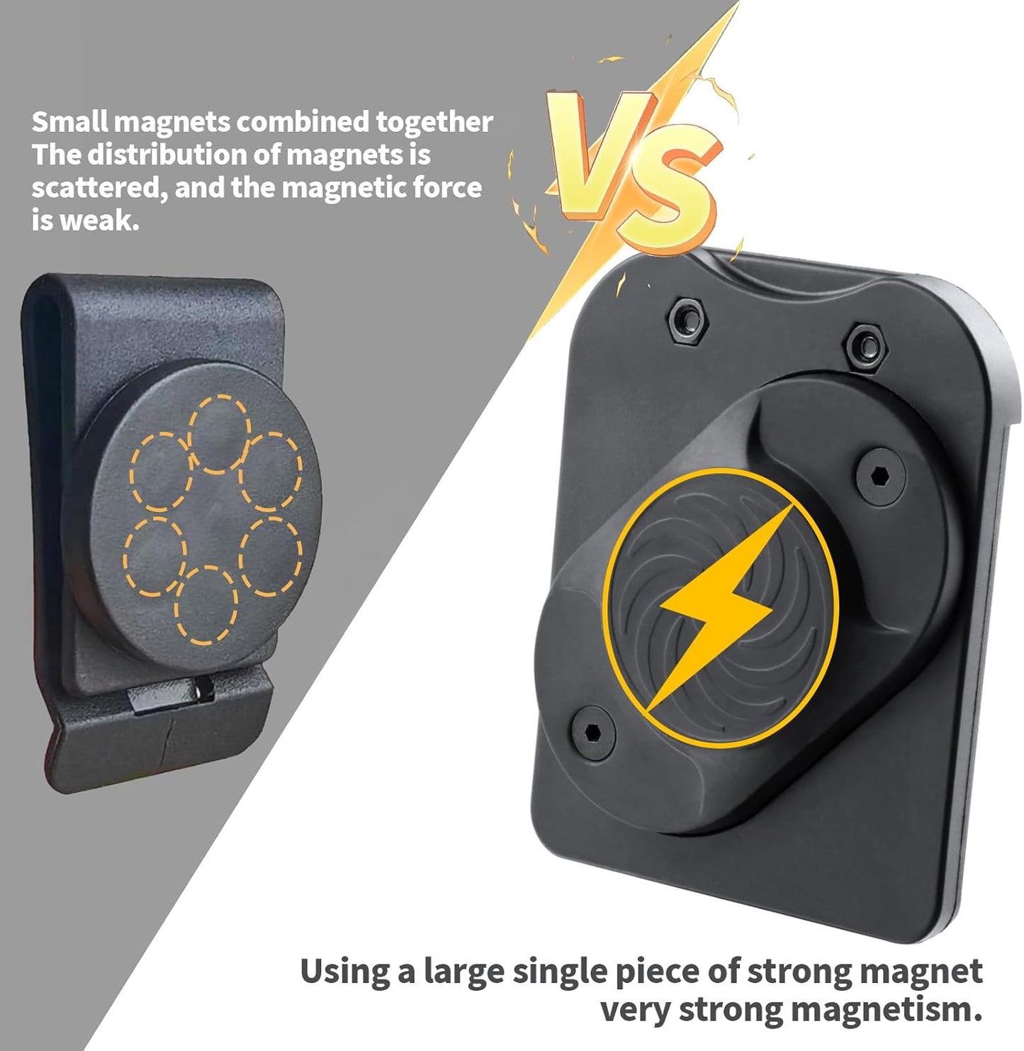 Magnetic Tool Holder Belt - Heavy Duty Organizer with Belt Clip, Adjustable Holster for Tools - For Electricians/Carpenters