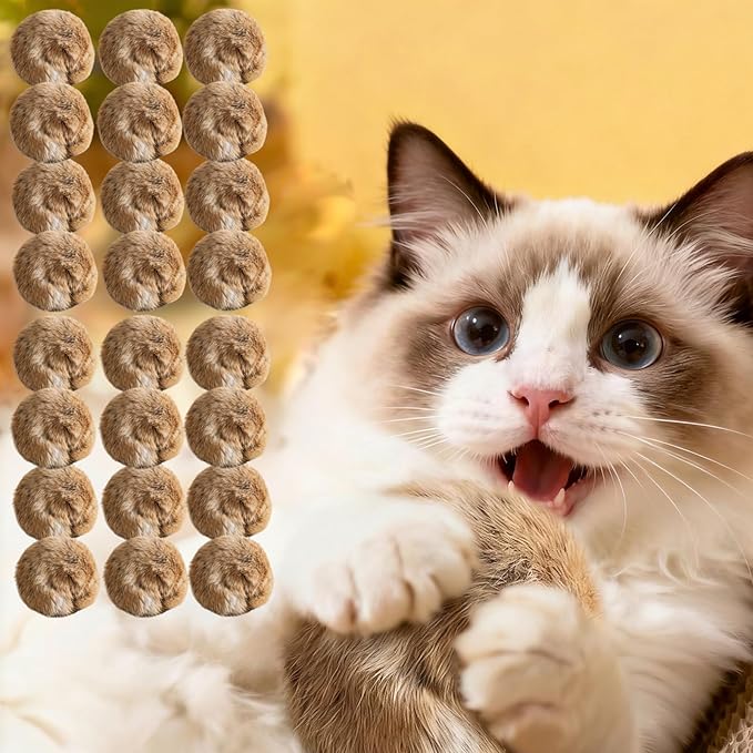 Furry Bunny Cat Toy, Soft Plush Catnip Toy, Interactive Cat Chew Toy — Washable, Durable & Engaging, for Kicking & Hunting Games, for Indoor Kitten Activity