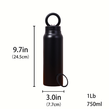 Magnetic Stand Leak-Proof Straw Insulated Cup | 304 Stainless Steel | 24H Hot & Cold Retention | Portable Travel Mug