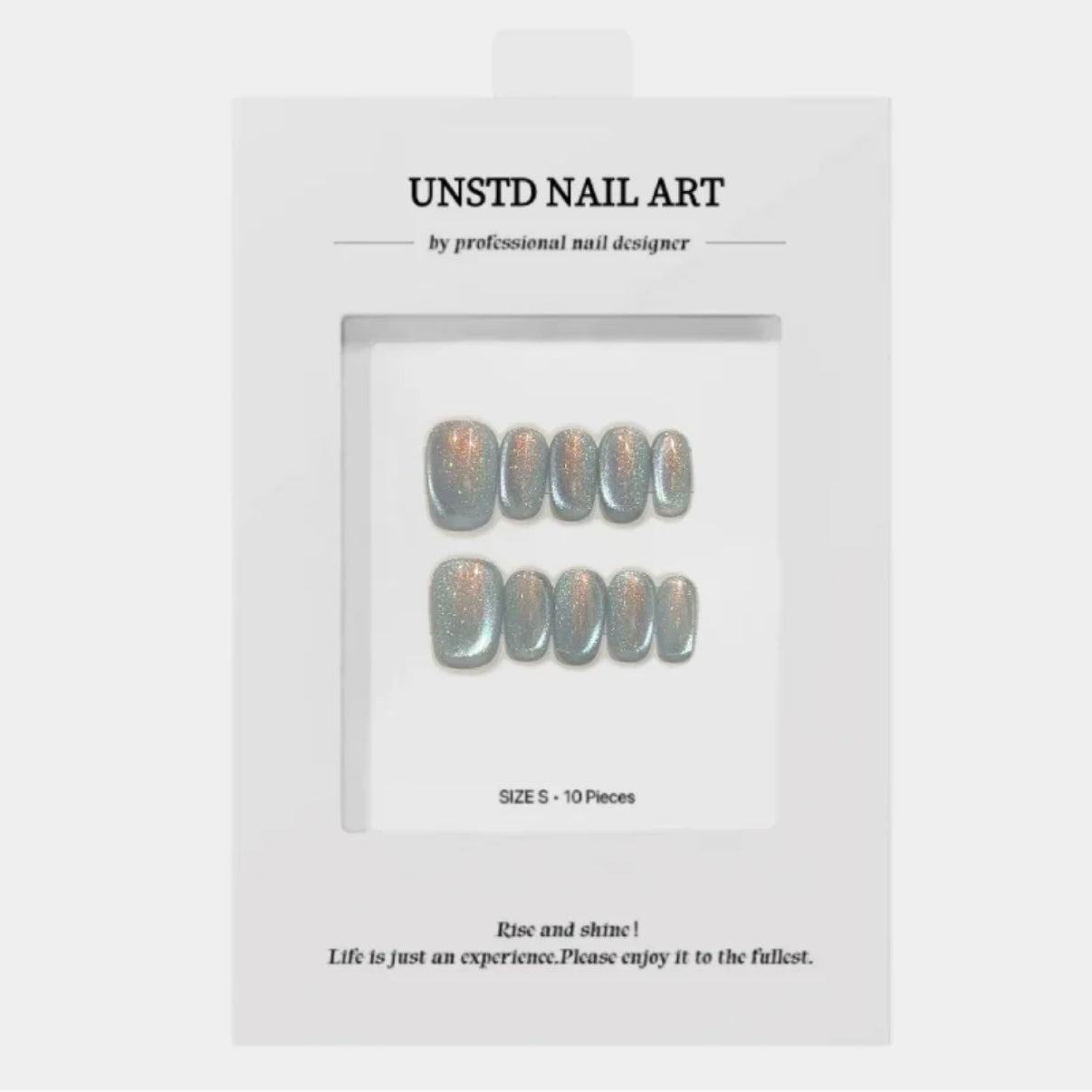 👑 Independent Designer Handmade Press-On Nails – High-End Custom 3D Multi-Color Gradient Art with Special Tech & Layered Effects💅