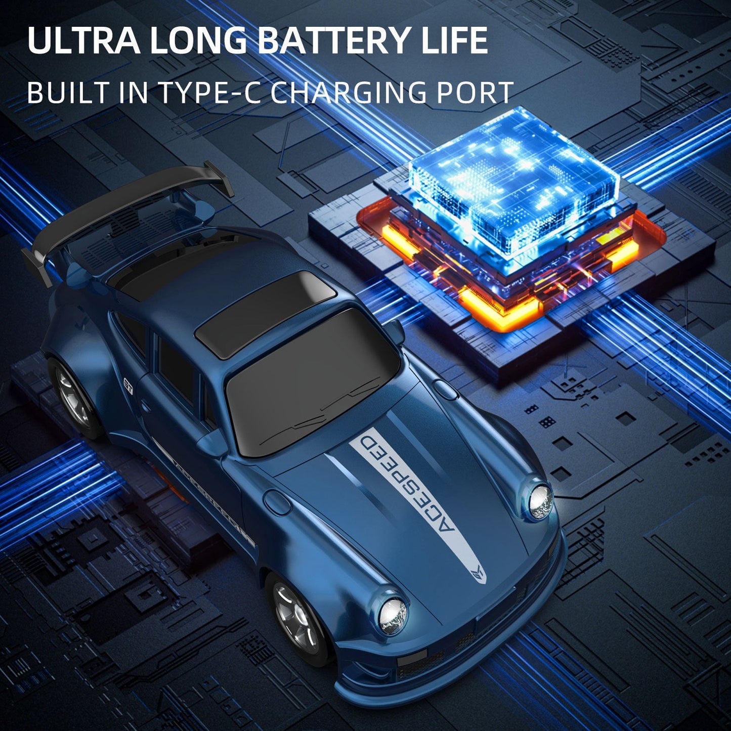 2.4G Mini RC Drift Car 4WD Racing Desktop Toy,Limited-Time Discount