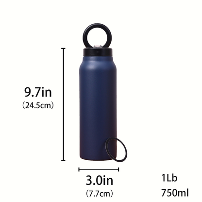 Magnetic Stand Leak-Proof Straw Insulated Cup | 304 Stainless Steel | 24H Hot & Cold Retention | Portable Travel Mug